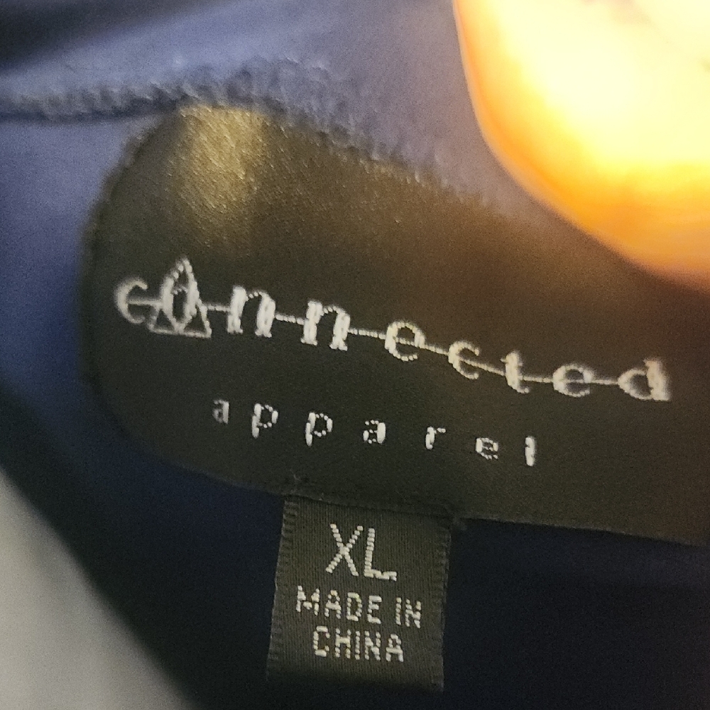 connected apparel Navy Ruffle Tank Mini Dress - Picture 3 of 6